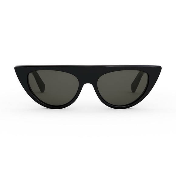 NEW CELINE CAT EYE SUNGLASSES CL40228I 01A BLACK CELINE EYEWEAR - Picture 2 of 3